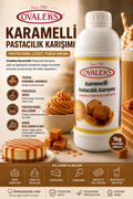 Ovaleks Karamelli Pastacılık Karışımı 1 Kg – Profesyonel Karamel Aroma ve Dolgu Karışımı