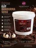 Elit Dondurma Sosu 10 Kg – Yoğun Kakao Lezzetli Profesyonel Ice Cream Sauce