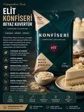 Elit Konfiseri Beyaz Kuvertür 2,5 Kg – Profesyonel Compound Couverture